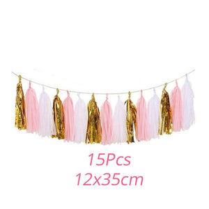 50pcs DIY Wedding Birthday Party 18x37cm