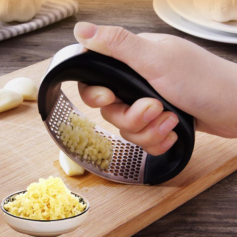 1pcs Stainless Steel Garlic Presses Manual Garlic