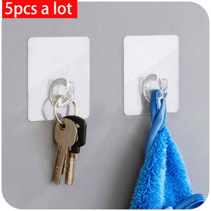 5pcs/vanzlife adhesive suction cups transparent