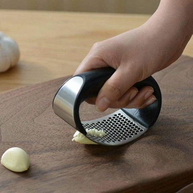 Manual Garlic Press Rocker with Handle