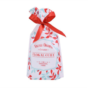 5/10 pcs Candy Cookies Gift Bags With Ribbon Snack