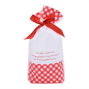5/10 pcs Candy Cookies Gift Bags With Ribbon Snack