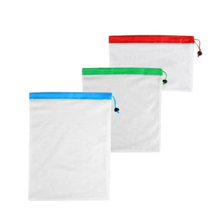 15pcs 12pcs Reusable Produce Bags Washable Mesh