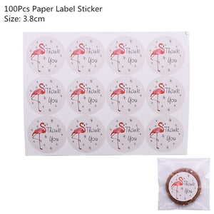 50/100Pcs Plastic Bags Thank you Cookie&Candy Bag