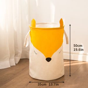New Durable Kids Toy Storage Basket couples arctic fox Washing