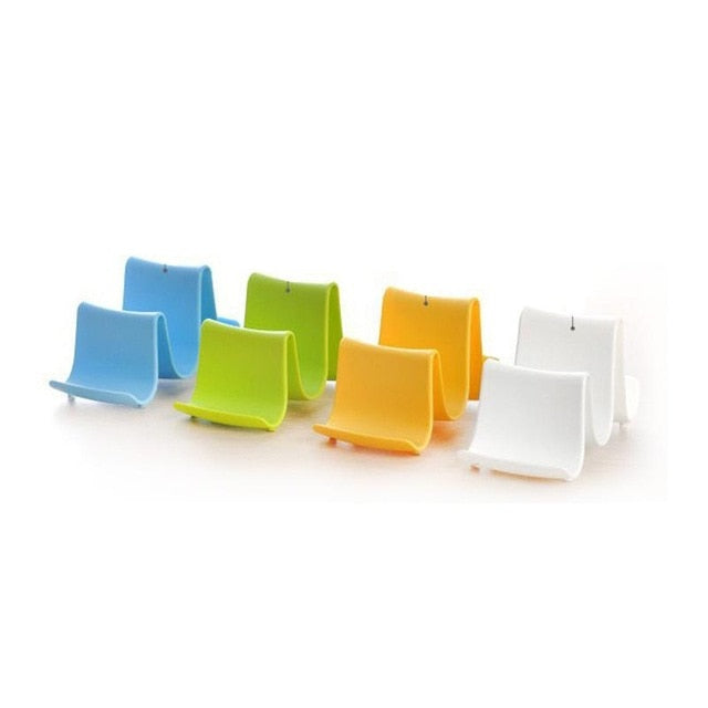 Plastic Pot Pan Spoon Lid Storage Stand Holder Rack Utensil