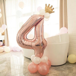 Rose Gold Party Balloons 14 PCS