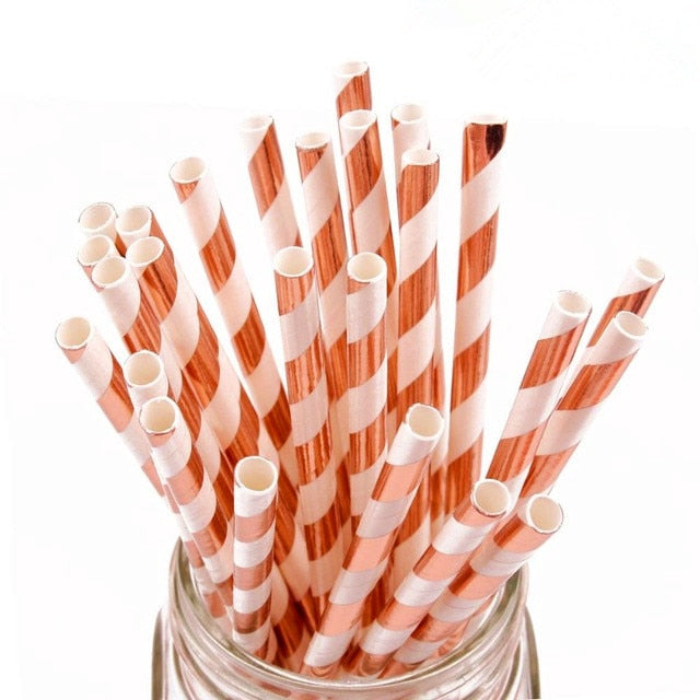 Rose Gold Party Balloons 14 PCS