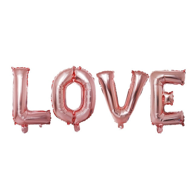 Rose Gold Party Balloons 14 PCS