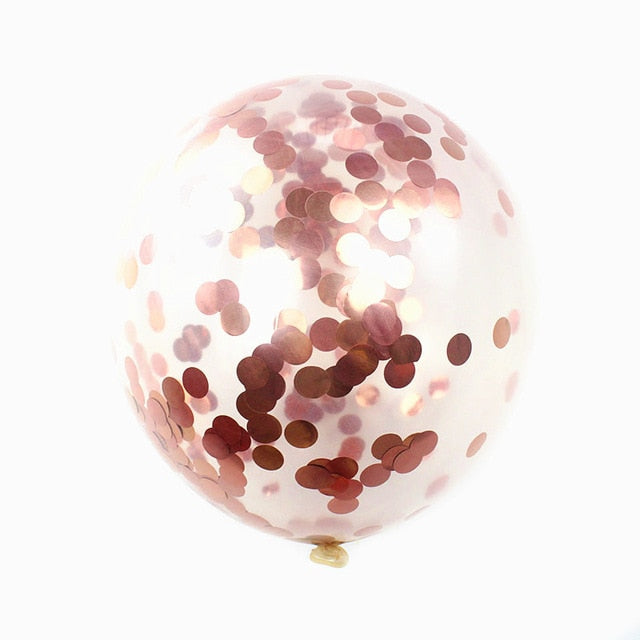 Rose Gold Party Balloons 14 PCS