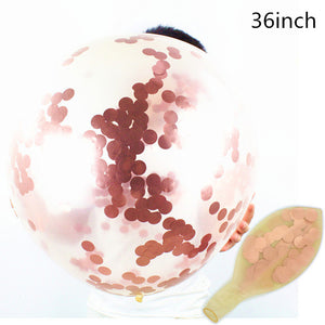 Rose Gold Party Balloons 14 PCS