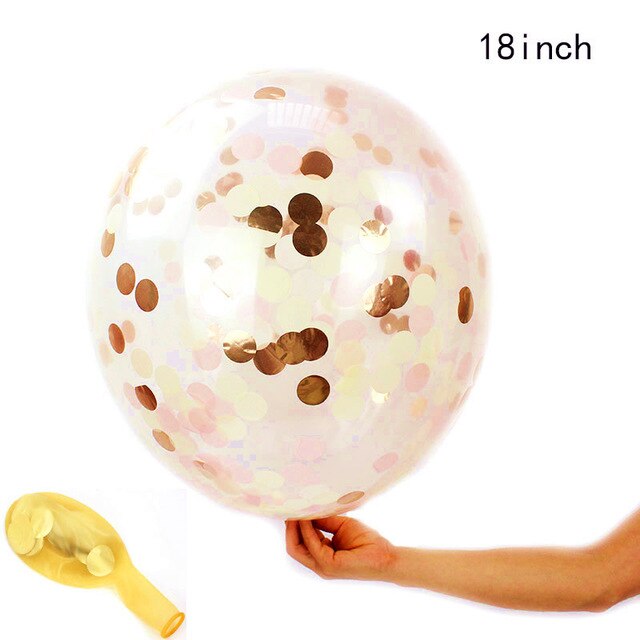 Rose Gold Party Balloons 14 PCS