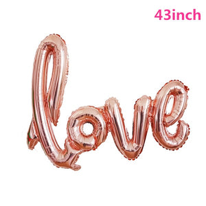 Rose Gold Party Balloons 14 PCS